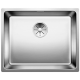 Fregadero bajo encimera BLANCO ANDANO 500-U V/M. 522967. Una cubeta, Inoxidable. Para mueble de 60 cm